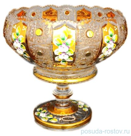 Ваза для конфет 25 см н/н &quot;Хрусталь с золотом&quot; / 049201