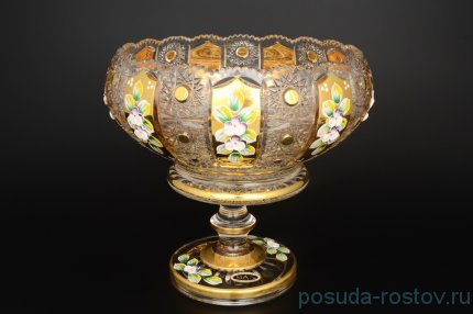 Ваза для конфет 25 см н/н &quot;Хрусталь с золотом&quot; / 049201