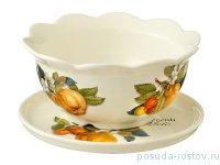 Фруктовница 25 см с подставкой &quot;Artigianato ceramico /Груша&quot; / 151798