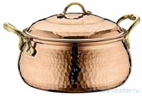 Кастрюля 24 см с крышкой &quot;FORGED COPPER COOKWARES&quot; / 284200