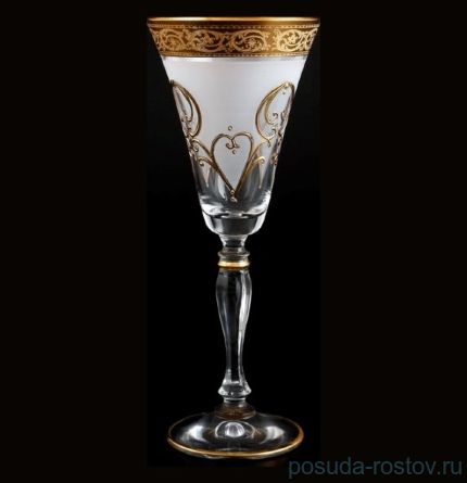 Бокалы для белого вина 190 мл 6 шт &quot;Виктория /Tulp золото&quot; / 097483