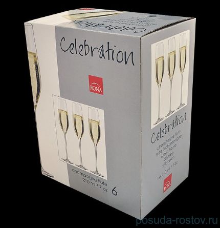 Рюмки 95 мл 6 шт &quot;Celebration /Без декора&quot; / 051457