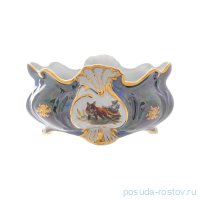 Фруктовница 22 см Ладья &quot;Корона /Охота зелёная&quot; / 286708