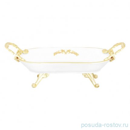 Блюдо овальное с ручками н/н Zec / 347260