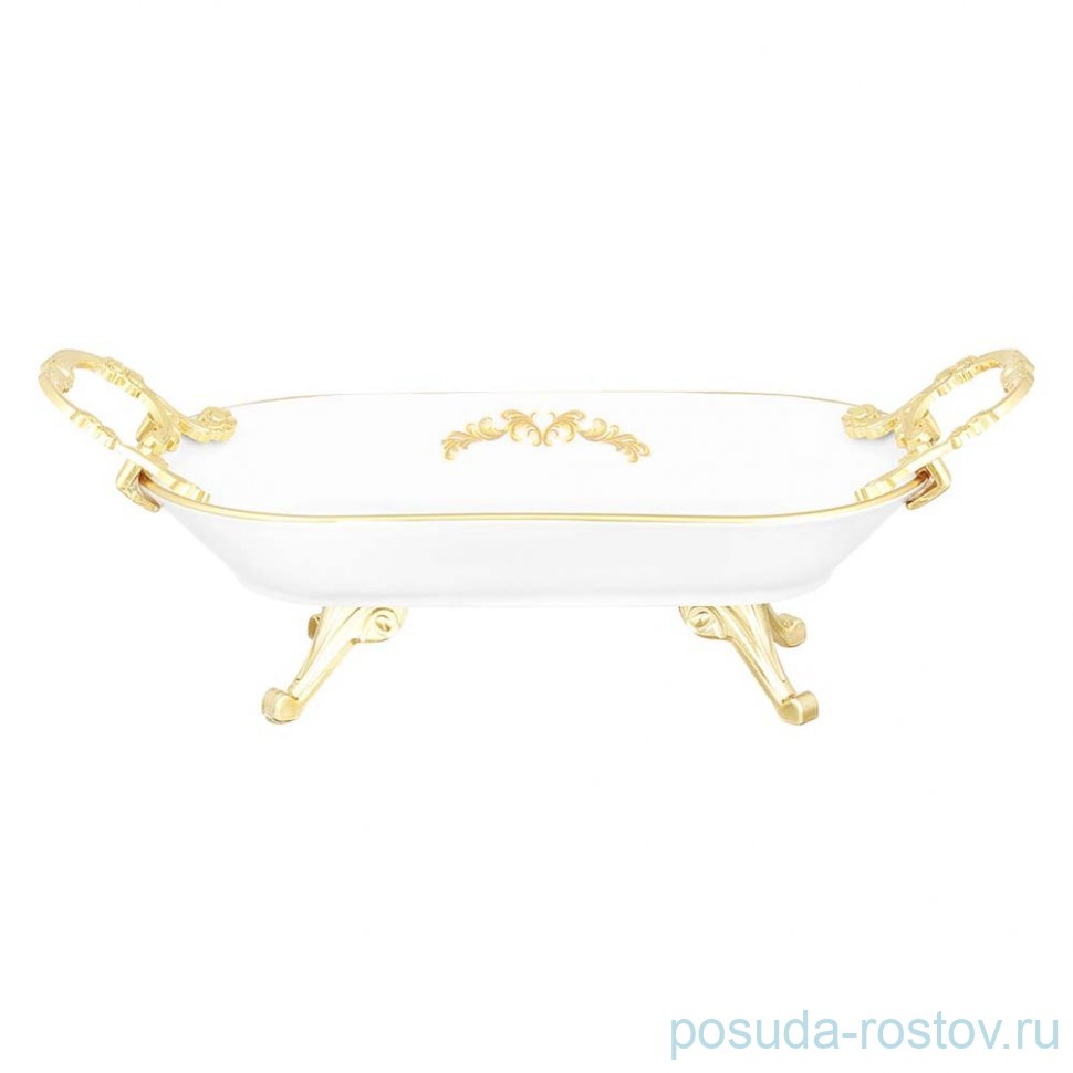 Блюдо овальное с ручками н/н Zec / 347260