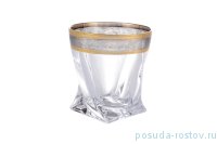 Стакан для виски 340 мл 1 шт &quot;Квадро /43007/Платина с золотом&quot; / 169509
