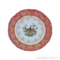 Набор тарелок 17 см 6 шт &quot;Мария-Тереза /Охота красная&quot; R-C / 286327