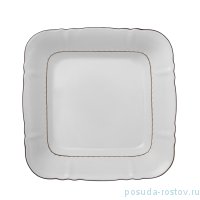 Салатник 17 см квадратный &quot;Соната /Отводка платина&quot; / 247991