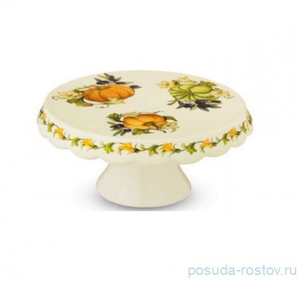 Тортница 32 см н/н &quot;Artigianato ceramico /Тыква&quot; / 156764