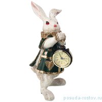 Фигурка с часами 13 х 14 х 30 см &quot;Английская коллекция /Кролик&quot; / 227469
