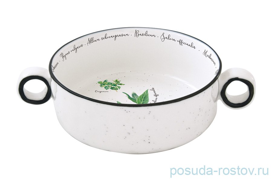 Салатник 16 см с ручками "Herbarium" / 291564