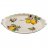 Блюдо 38 х 27 см овальное &quot;Artigianato ceramico /Лимоны&quot; / 060070