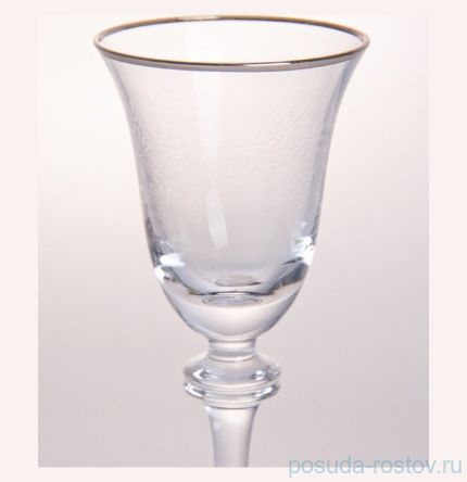 Рюмки 60 мл 6 шт &quot;Александра /Цветочная россыпь /Отводка платина&quot; / 005115