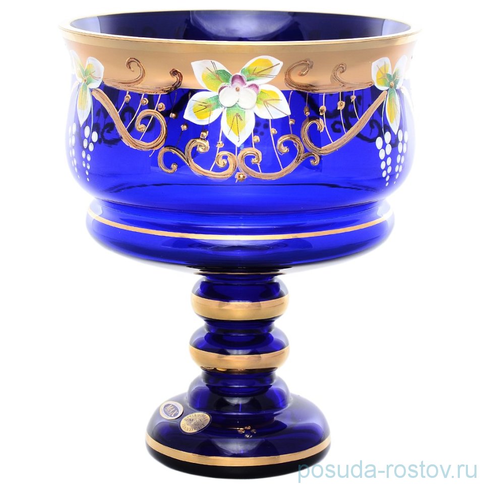 Конфетница 16 см н/н "Лепка синяя" SC / 153997