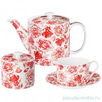 Чайный сервиз на 6 персон 14 предметов (без молочника) &quot;Roses&quot; / 332602