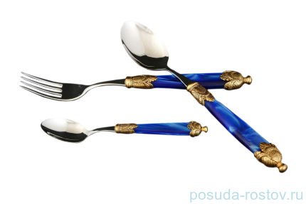 Столовые приборы 18 предметов &quot;Siena Antique Gold /Blue Steel&quot; / 114545