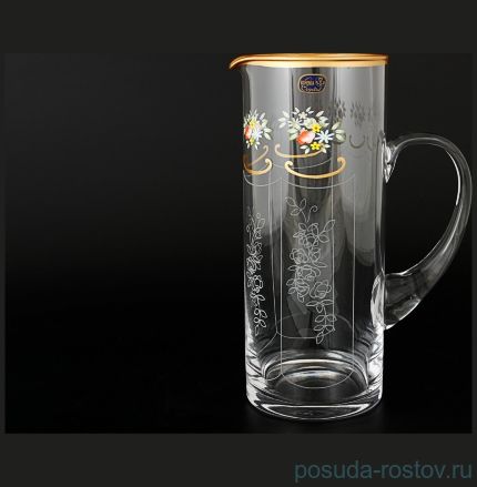 Кувшин для воды 1,5 л &quot;Виктория /Цветочная роспись&quot; / 119361