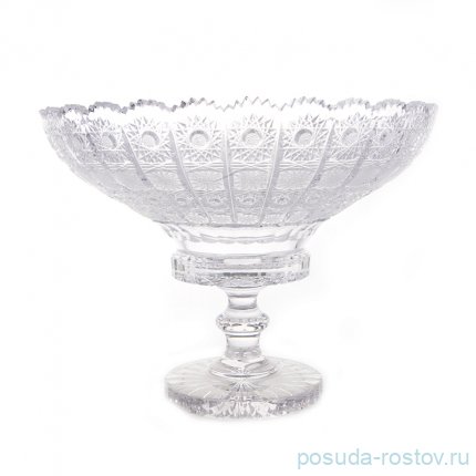 Ваза для фруктов 30,5 см н/н &quot;Хрусталь резной&quot; / 146527