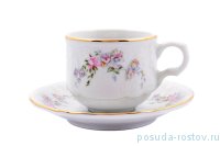 Кофейная пара 120 мл 1 шт &quot;Бернадотт /Дикая роза /золото&quot; / 244119