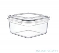 Контейнер 20 x 20 x 8,5 см пищевой квадратный с герметичной крышкой 1,5 л EmHouse / 343706