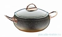Кастрюля 28 х 11,5 см с антипригарным гранитным покрытием 6,6 л медный &quot;KEOPS SETS&quot; / 284189