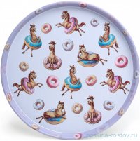 Поднос сервировочный 33 х 2,1 см Agness / 378920