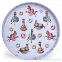Поднос сервировочный 33 х 2,1 см Agness / 378920