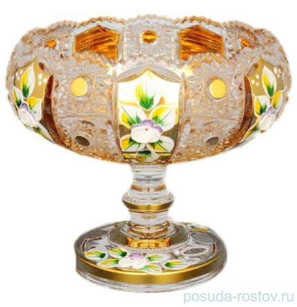 Вазочка 15 см н/н &quot;Хрусталь с золотом&quot; / 049197