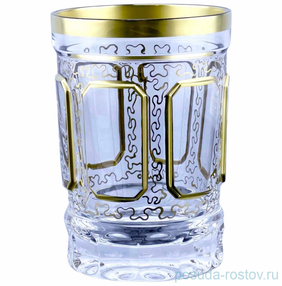 Стаканы для воды 180 мл 6 шт "Антик /Классик /золото" / 273453