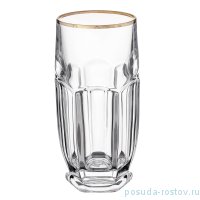 Стаканы для воды 300 мл 6 шт &quot;Сафари /Отводка золото&quot; / 244857