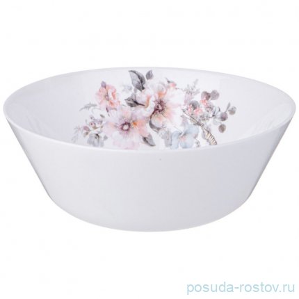 Набор столовый agness flower symphony 19пр: 24см/21,5см/15см /19см / 355109
