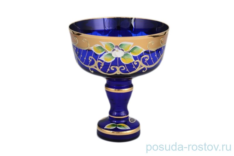 Конфетница 13 см н/н "Лепка /Синяя" / 099247