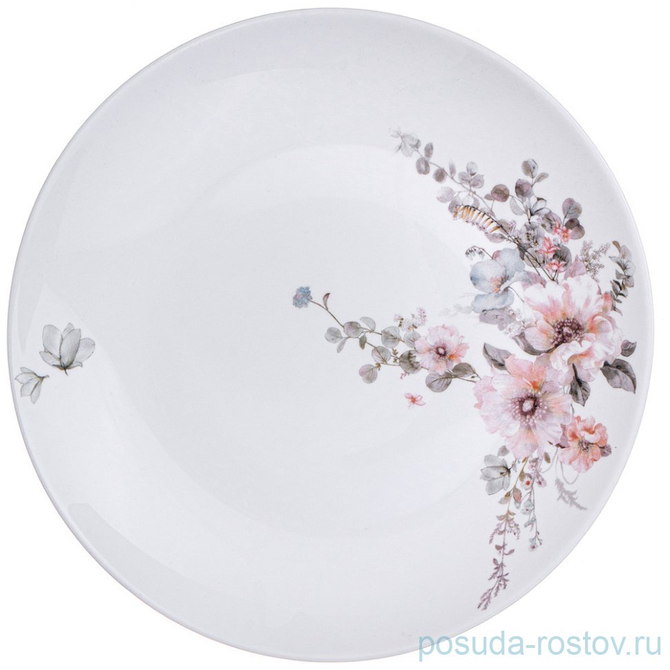 Тарелка десертная agness flower symphony 21,5см / 355111