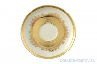 Набор блюдец 14,5 см 6 шт &quot;Констанц /Cream Gold 9320 /Золотая лента&quot; / 056140