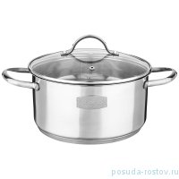 Кастрюля 24 х 13 см со стеклянной крышкой 5,7 л &quot;CRAFT COLLECTION&quot; / 213775