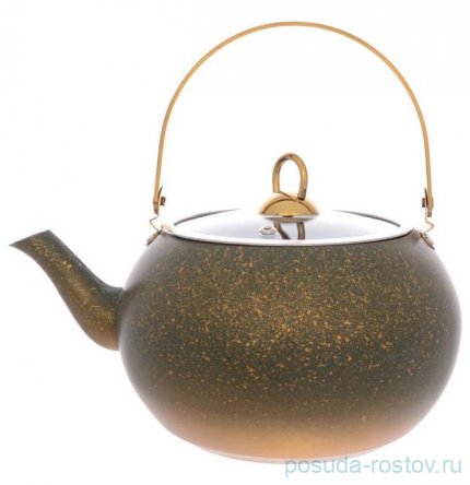 Заварочный чайник 1 л с антипригарным покрытием оливковый &quot;TEAPOT SETS&quot; / 259474
