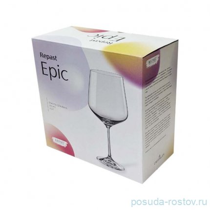 Бокалы для красного вина 570 мл 2 шт &quot;Epic /Без декора&quot; / 355231