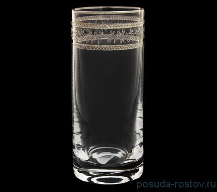 Стаканы для воды 300 мл 6 шт &quot;Гольф /Орнамент серебряный&quot; / 018093