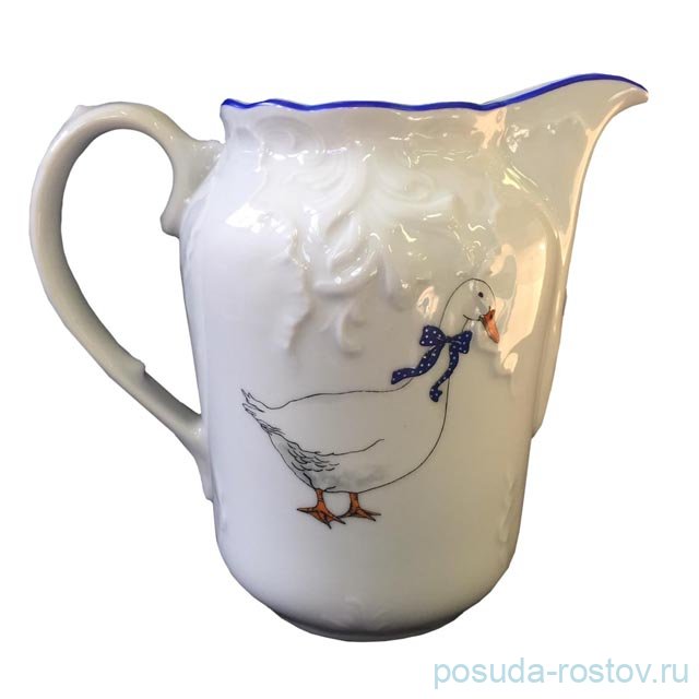 Кувшин для воды 1 л "Рококо /Гуси" / 109895