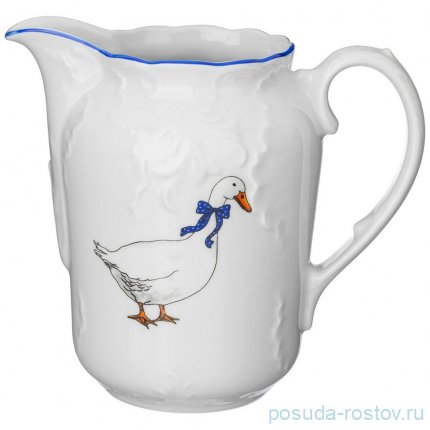 Кувшин для воды 1 л &quot;Рококо /Гуси&quot; / 109895