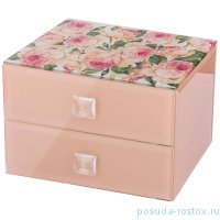 Шкатулка 16 х 12 х 12 см &quot;Винтаж /Розы&quot; / 271719