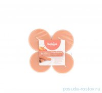 Свечи чайные ароматические 8 шт &quot;True scents /Яблоко с корицей /Bolsius&quot; (время горения 8 ч) / 262647