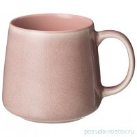 Кружка 400 мл розовая / 330223