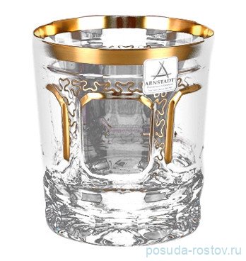 Стаканы для виски 320 мл 6 шт &quot;Антик /Классик /золото&quot; / 001119