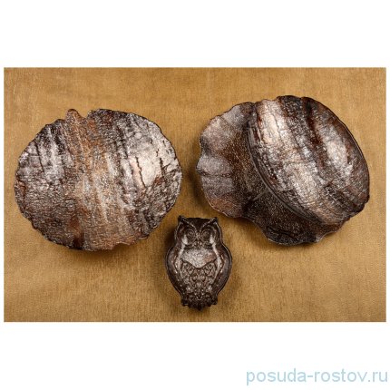Блюдо 17 х 12 х 3,5 см &quot;Owl brown&quot; / 226054