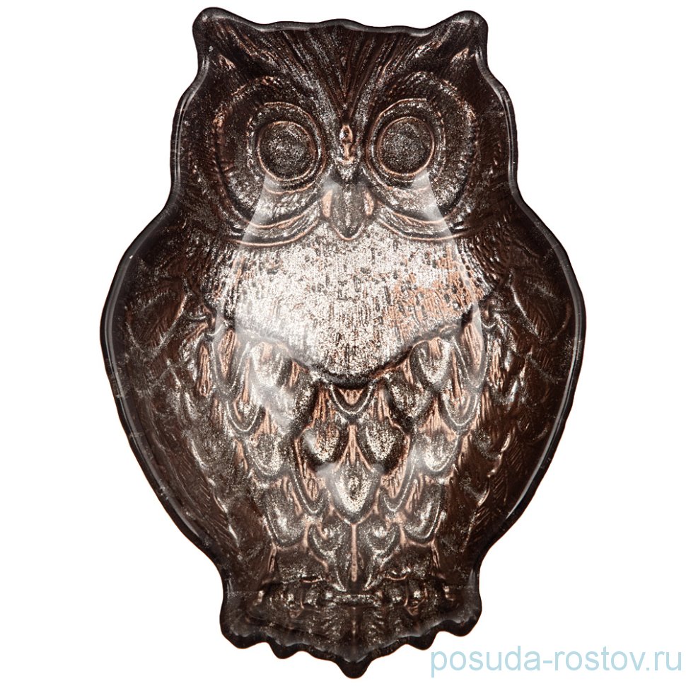 Блюдо 17 х 12 х 3,5 см "Owl brown" / 226054