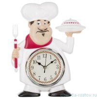 Часы настенные 19 х 5 х 30 см кварцевые &quot;CHEF KITCHEN&quot; / 187891