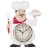 Часы настенные 19 х 5 х 30 см кварцевые &quot;CHEF KITCHEN&quot; / 187891