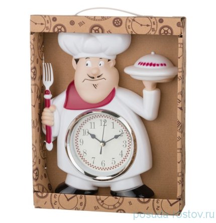 Часы настенные 19 х 5 х 30 см кварцевые &quot;CHEF KITCHEN&quot; / 187891