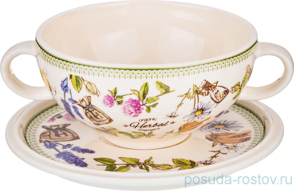Бульонная пара 500 мл 1 шт "Herbal" / 187492